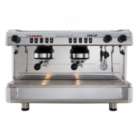 Macchina da caffé automatica mod. E98 UP A/2 Faema, colore bianco, 2 gruppi, 2 lance vapore, caldaia 11 litri, 82x51,8x55,2h CM
