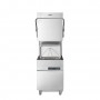 Lavastoviglie a cappotta mod. PEG 50.42 PRS Aristarco, cesto 50x50 cm, boiler atmosferico, doppio dosatore, trifase